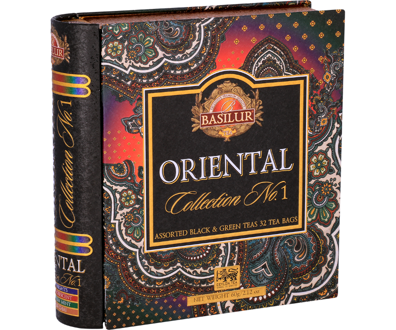 Oriental Assorted Tea Book - 32 Enveloped Tea Sachets