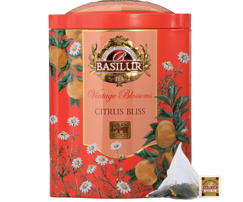 Vintage Blossoms Citrus Bliss - 20 Pyramid Tea Bags