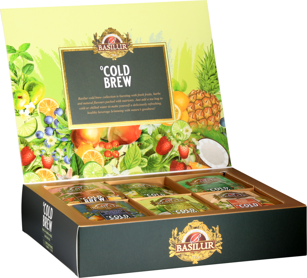 Caffeine-free Cold Brew Assorted Gift Collection - 60 Enveloped Tea Sachets