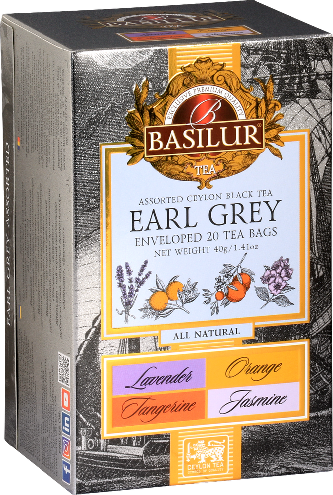 Earl Grey Assorted Tea - 20 Enveloped Tea Sachets