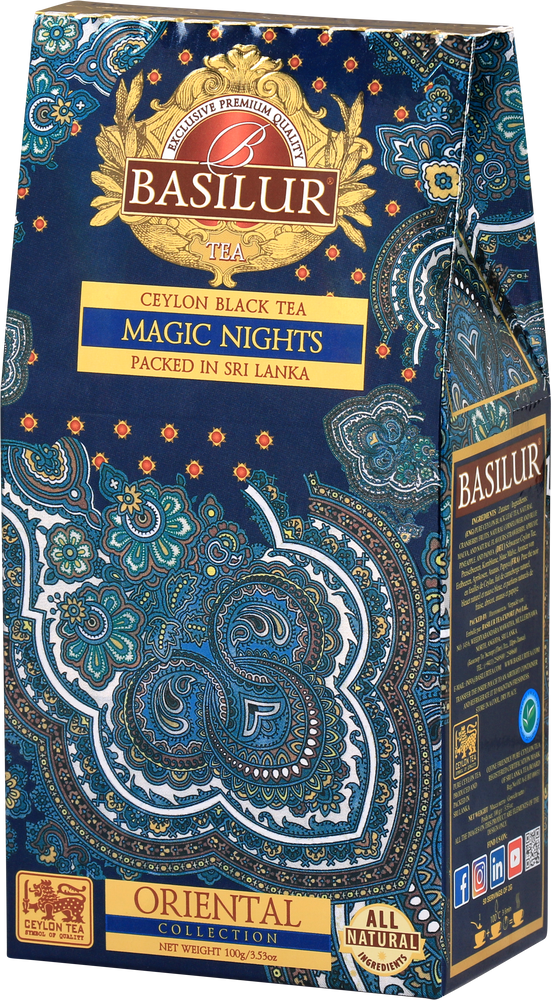 Oriental Magic Nights Ceylon Black Tea - 100g Loose Leaf
