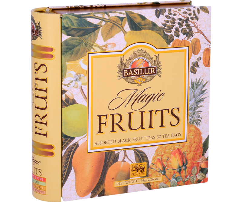 Magic Fruits Assorted Tea Book - 32 Enveloped Tea Sachets