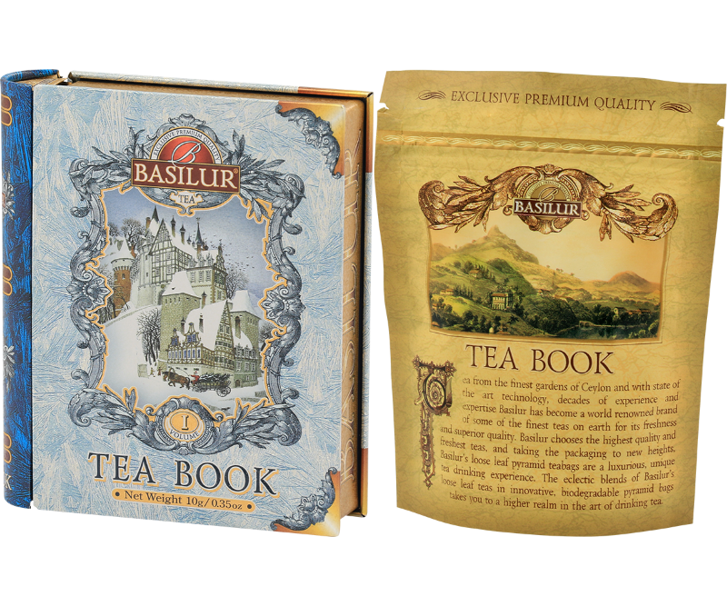 Miniature Tea Book Volume I - 5 Pyramid Tea Bags