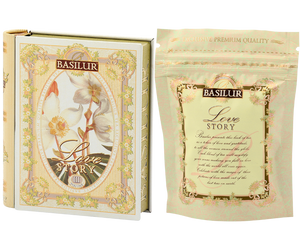 Miniature Tea Book 'Love Story' Volume III - 5 Pyramid Tea Bags