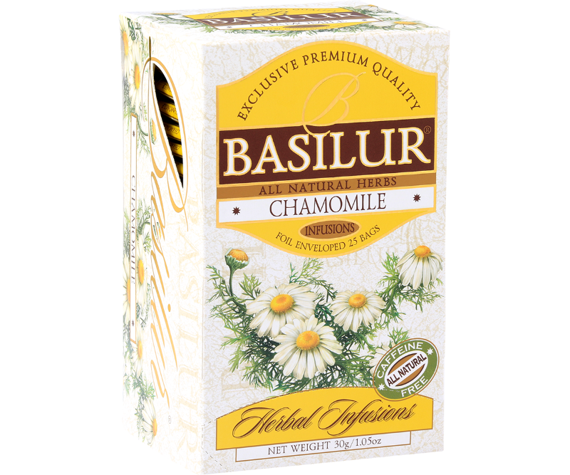 Caffeine-free Chamomile Herbal Infusions - 25 Enveloped Sachets