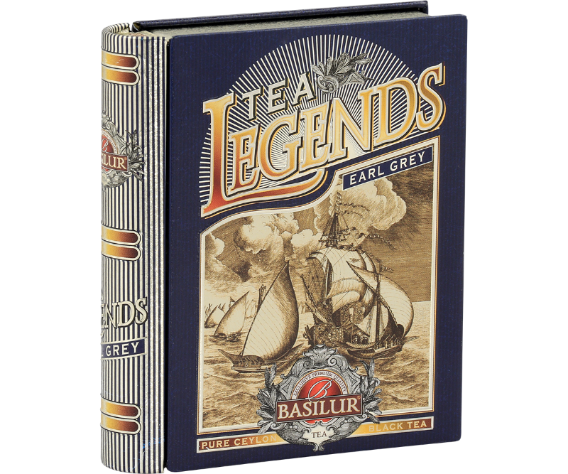 Miniature Tea Book Tea Legends Earl Grey - 5 Pyramid Tea Bags