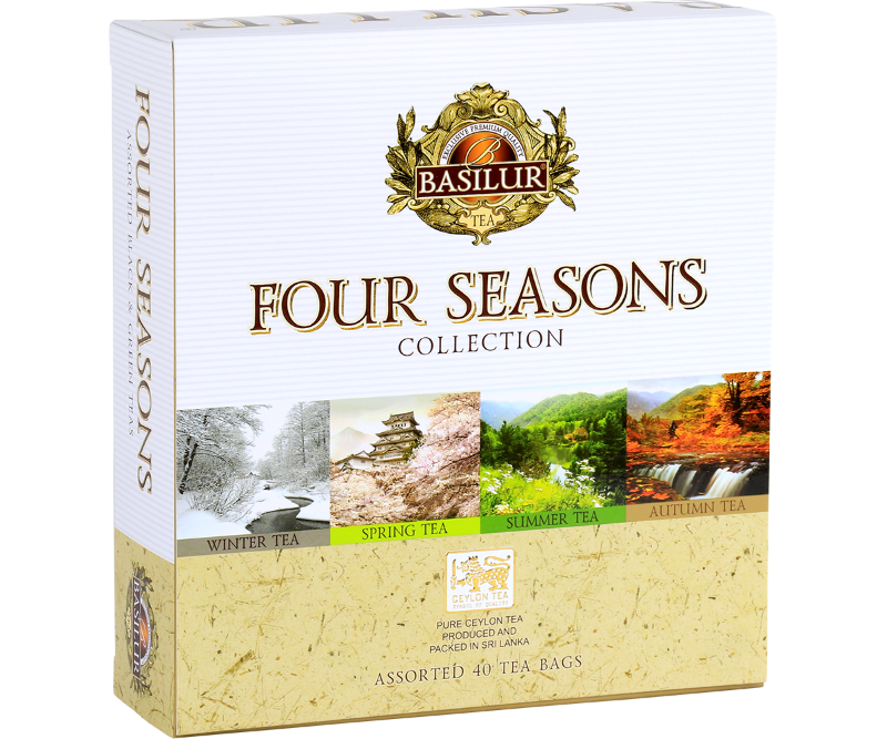 Four Seasons Assorted Gift Box - 40 Enveloped Tea Sachets