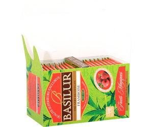 Magic Fruits Raspberry Green Tea - 20 Enveloped Tea Sachets