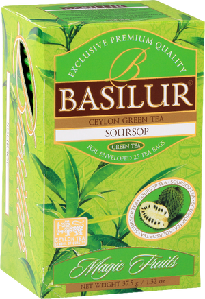Magic Fruits Soursop Green Tea - 25 Enveloped Tea Sachets