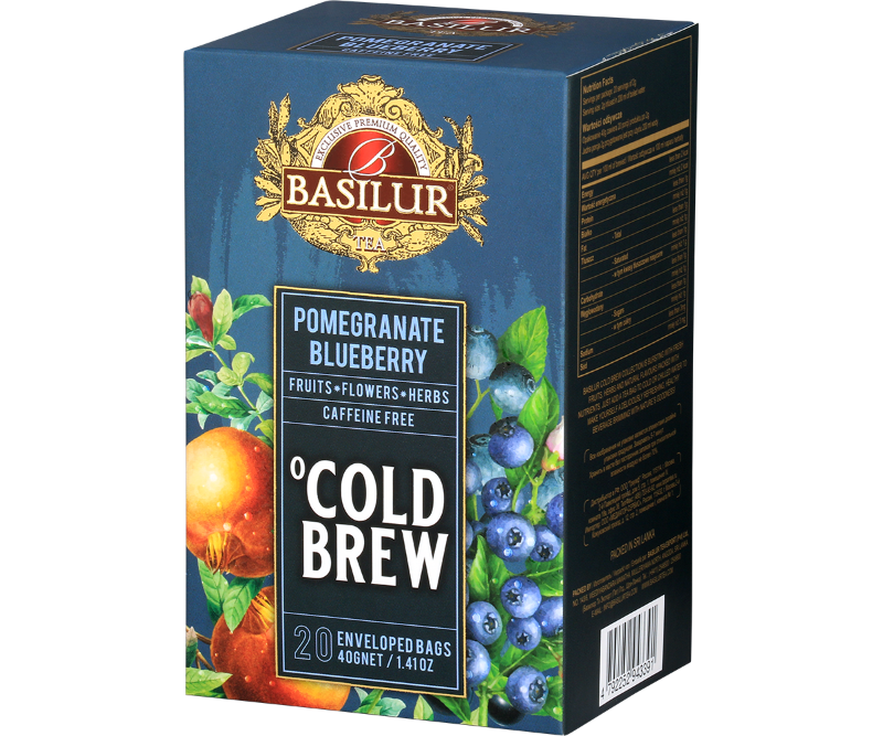 Cold Brew Pomegranate Blueberry - 20 Enveloped Tea Sachets