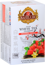 Ceylon White Tea Strawberry Vanilla - 20 Enveloped Tea Sachets