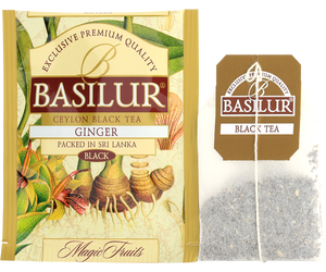 Magic Fruits Ginger Black Tea - 25 Enveloped Tea Sachets