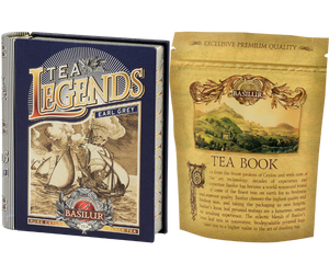Miniature Tea Book Tea Legends Earl Grey - 5 Pyramid Tea Bags