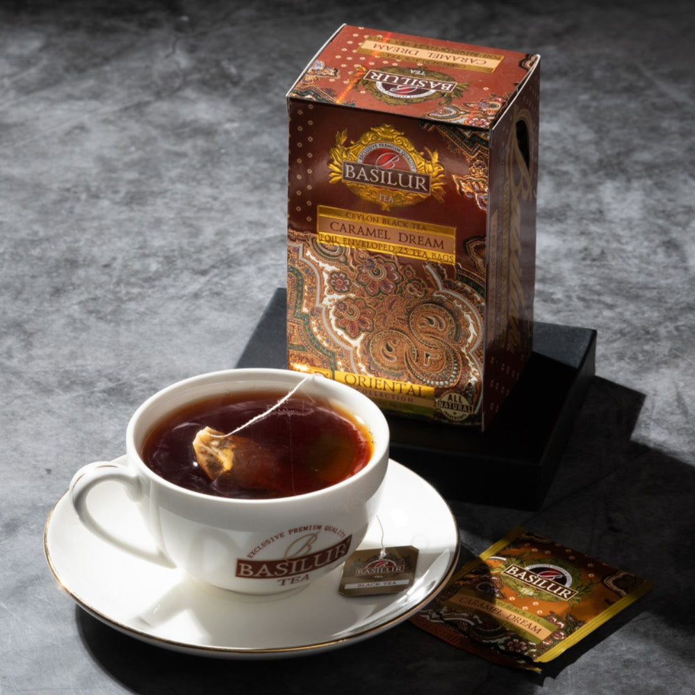 Oriental Caramel Dream Black Tea - 25 Enveloped Tea Sachets
