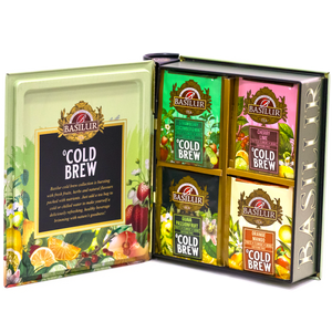 Caffeine-free Cold Brew Assorted Tea Book - 32 Enveloped Tea Sachets