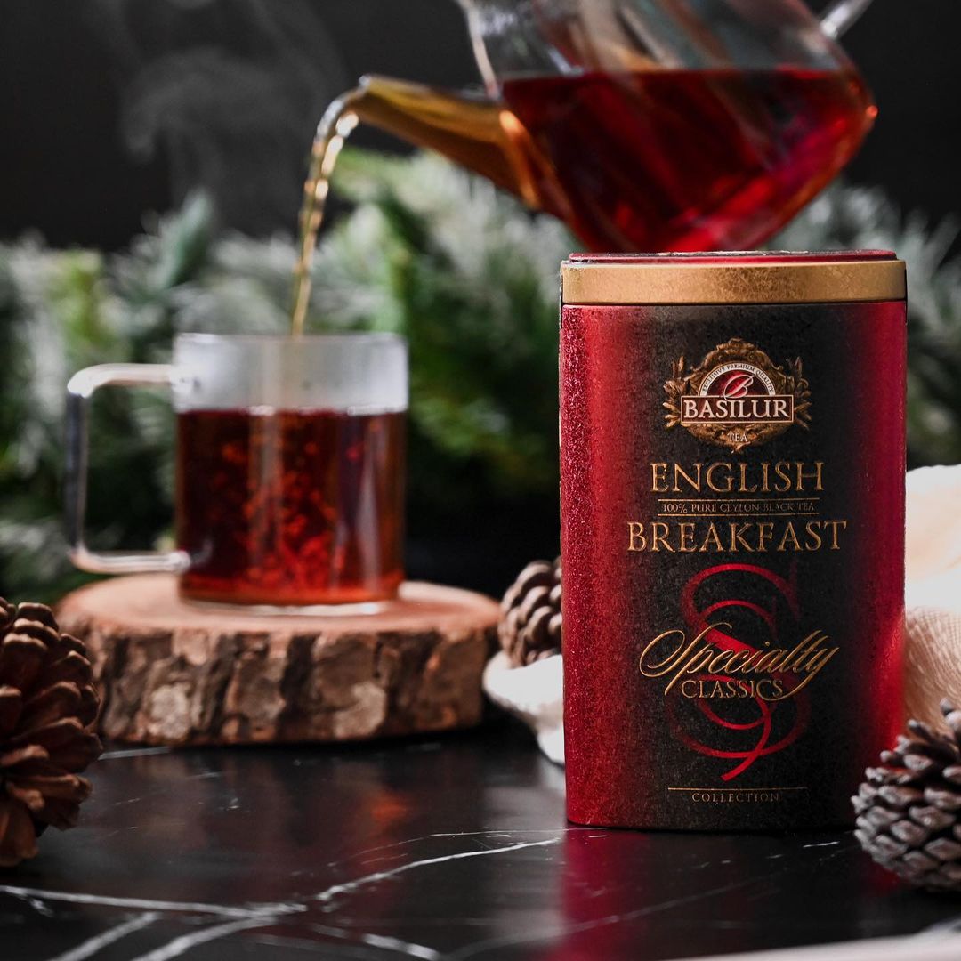 Basilur Tea - Specialty Classics English Breakfast - 100g Loose Leaf ...