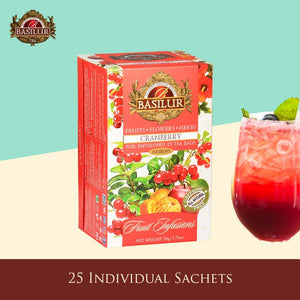 Fruit Infusions Cranberry - 25 Enveloped Sachets