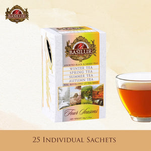 Four Seasons Assorted - 25 Enveloped Tea Sachets