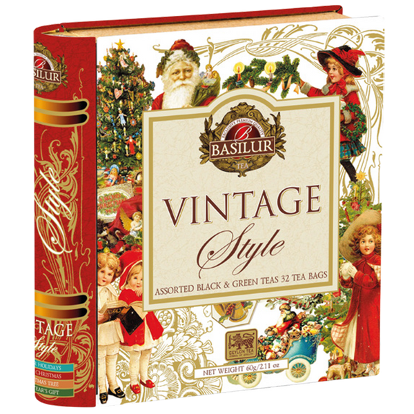 Basilur Tea - Vintage Style Assorted Tea Book – Basilur Tea Singapore