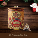 Winter Night's Dream Golden Hour (French Vanilla Cream) - 20 Pyramid Tea Bags